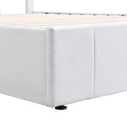 Elegant Upholstered Platform Bed With Hydraulic Storage System - R&R Furniture Gallery (Fountain Valley, CA)