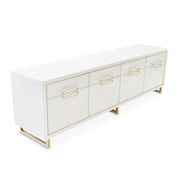 Palm Gate - Media Cabinet - Cloud White - R&R Furniture Gallery (Fountain Valley, CA)