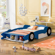 Race Car-Shaped Platform Bed With Wheels - R&R Furniture Gallery (Fountain Valley, CA)