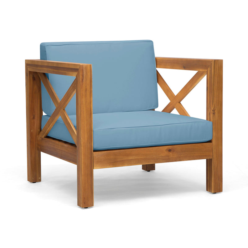 Brava - Mid - Century Modern Club Chair With Water Resistant Cushions - R&R Furniture Gallery (Fountain Valley, CA)