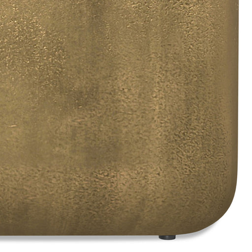 Bassett - Cast Aluminum Side Table - Brown - R&R Furniture Gallery (Fountain Valley, CA)