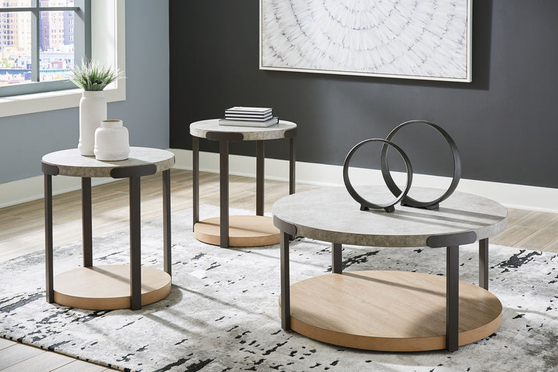 Darthurst - Occasional Table Set (Set of 3) - Light Brown - R&R Furniture Gallery (Fountain Valley, CA)