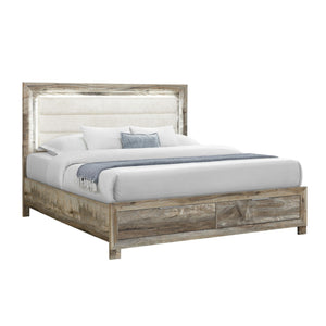 Cllisie - 5 Piece Bedroom Set With Padded Headboard