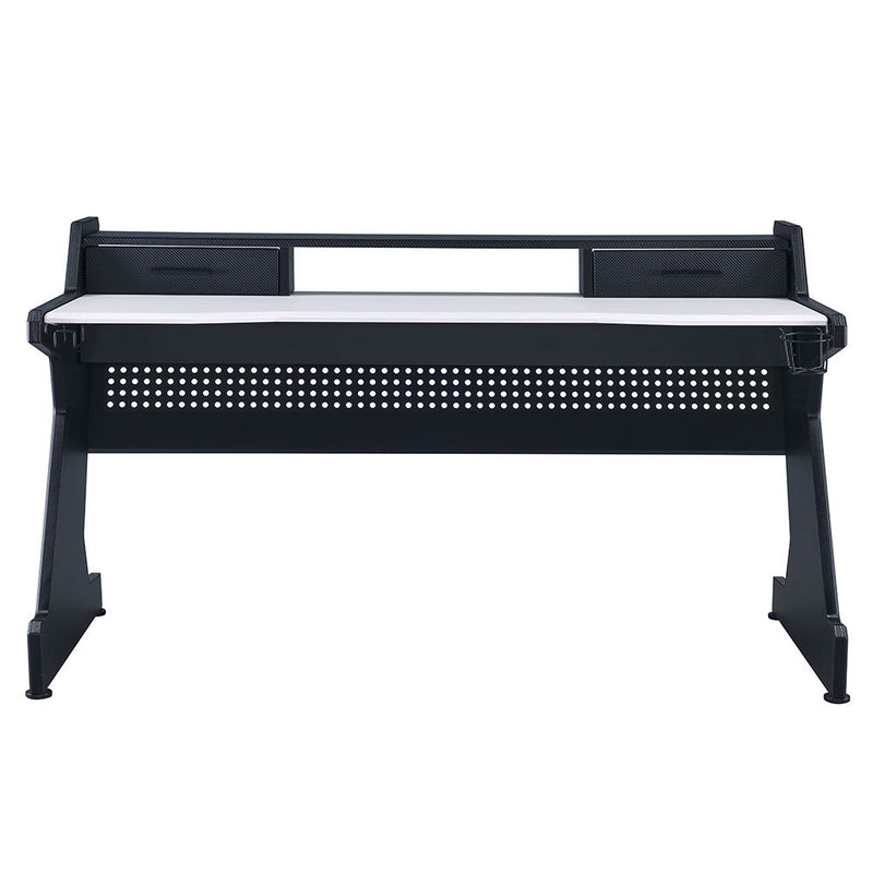 Bigga - Gaming Desk - Black & White - R&R Furniture Gallery (Fountain Valley, CA)