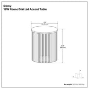 Demy - Handcrafted Metal Accent Table - R&R Furniture Gallery (Fountain Valley, CA)