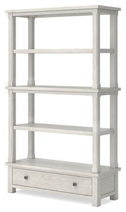 Robbinsdale - Bookcase - Antique White - R&R Furniture Gallery (Fountain Valley, CA)