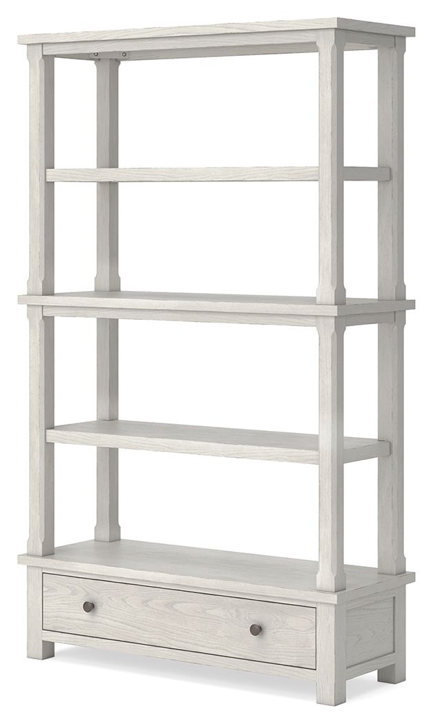 Robbinsdale - Bookcase - Antique White - R&R Furniture Gallery (Fountain Valley, CA)