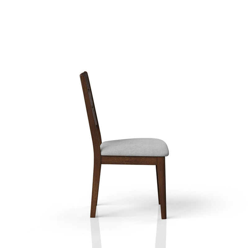 Dining Chairs Upholstered Side Chair - Cherry - R&R Furniture Gallery (Fountain Valley, CA)
