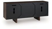 Kydler - Accent Cabinet - Medium Brown - R&R Furniture Gallery (Fountain Valley, CA)