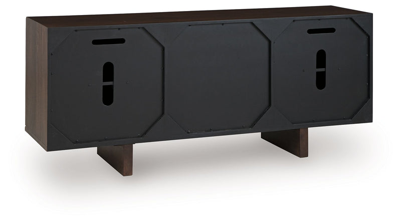 Kydler - Accent Cabinet - Medium Brown - R&R Furniture Gallery (Fountain Valley, CA)