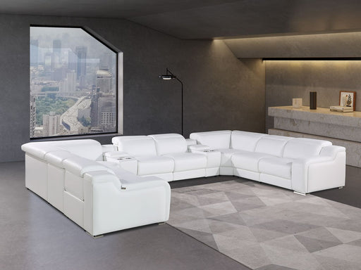 1116 - 10-Piece U-Shaped Sectional Sofa In With 4 Power Recliners & Power Headrests - R&R Furniture Gallery (Fountain Valley, CA)