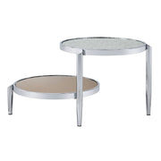 Abbe - Coffee Table - Glass & Chrome - R&R Furniture Gallery (Fountain Valley, CA)