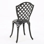 Bono Metal Bistro Set - Black - R&R Furniture Gallery (Fountain Valley, CA)
