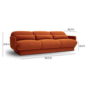 Azalea - Velvet Sofa - R&R Furniture Gallery (Fountain Valley, CA)