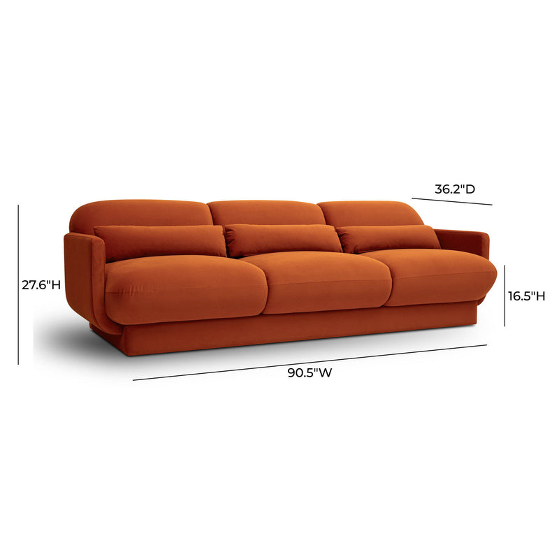 Azalea - Velvet Sofa - R&R Furniture Gallery (Fountain Valley, CA)