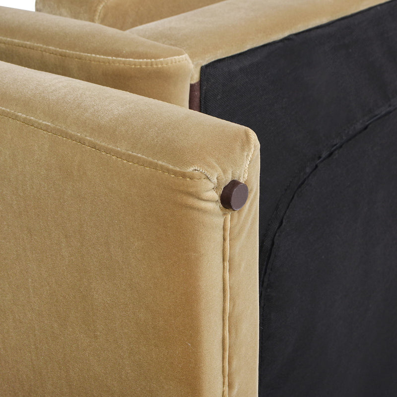 Mason - Arched Arm Sofa - Camel Brown Beige - R&R Furniture Gallery (Fountain Valley, CA)