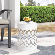 Outdoor Metal Large End Table, Modern Design - R&R Furniture Gallery (Fountain Valley, CA)