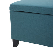 Contemporary Storage Ottoman Bench With Upholstery - R&R Furniture Gallery (Fountain Valley, CA)