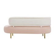 Tischa - Boucle Velvet Sofa - R&R Furniture Gallery (Fountain Valley, CA)
