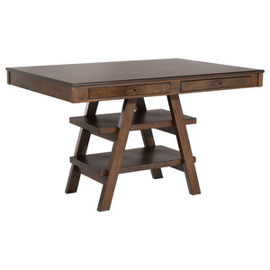 Ferrara - 2 Drawer Counter Height Table - Walnut
