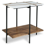 Braxmore - Accent Table - White / Light Brown - R&R Furniture Gallery (Fountain Valley, CA)