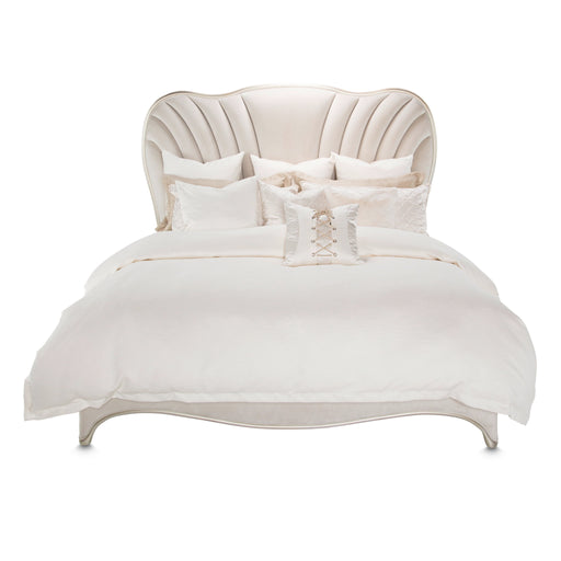 London Place - Velvet Panel Bed - R&R Furniture Gallery (Fountain Valley, CA)