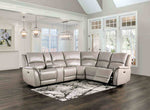 Gorgius - Power Sectional, Light Gray