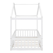 Bed House Bed Frame With Fence - R&R Furniture Gallery (Fountain Valley, CA)