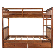 Bunk Bed With Ladders And 2 Storage Drawers - R&R Furniture Gallery (Fountain Valley, CA)