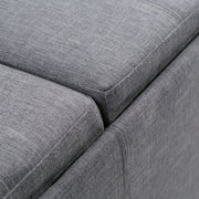 Avalon - Upholstered Storage Ottoman - R&R Furniture Gallery (Fountain Valley, CA)