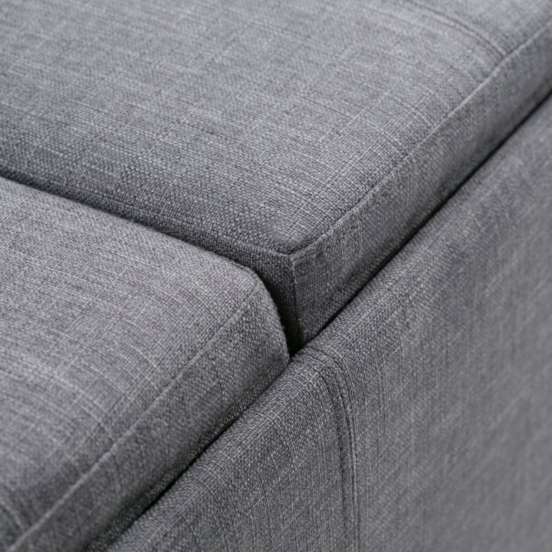 Avalon - Upholstered Storage Ottoman - R&R Furniture Gallery (Fountain Valley, CA)