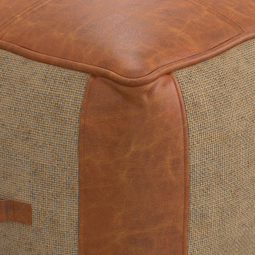 Atkinson - Pouf - Tan - R&R Furniture Gallery (Fountain Valley, CA)