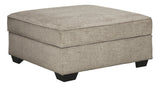 Bovarian - Ottoman With Storage - Stone - R&R Furniture Gallery (Fountain Valley, CA)
