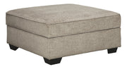 Bovarian - Ottoman With Storage - Stone - R&R Furniture Gallery (Fountain Valley, CA)