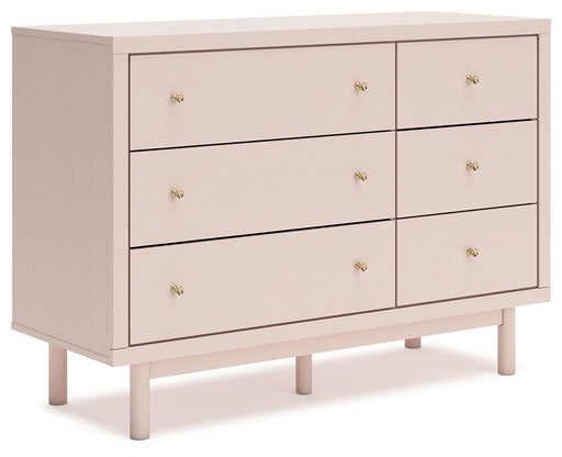 Wistenpine - Six Drawer Dresser - Blush - R&R Furniture Gallery (Fountain Valley, CA)