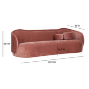 Circe - Textured Velvet Sofa - R&R Furniture Gallery (Fountain Valley, CA)