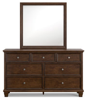 Danabrin - Dresser And Mirror - Brown - R&R Furniture Gallery (Fountain Valley, CA)