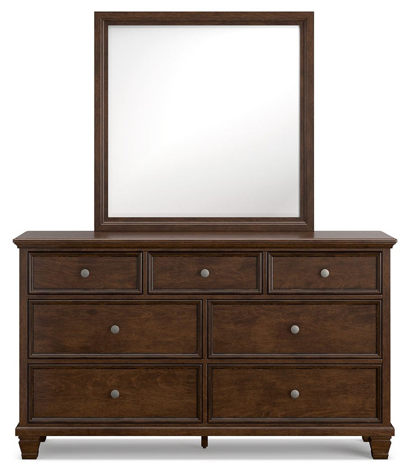 Danabrin - Dresser And Mirror - Brown - R&R Furniture Gallery (Fountain Valley, CA)