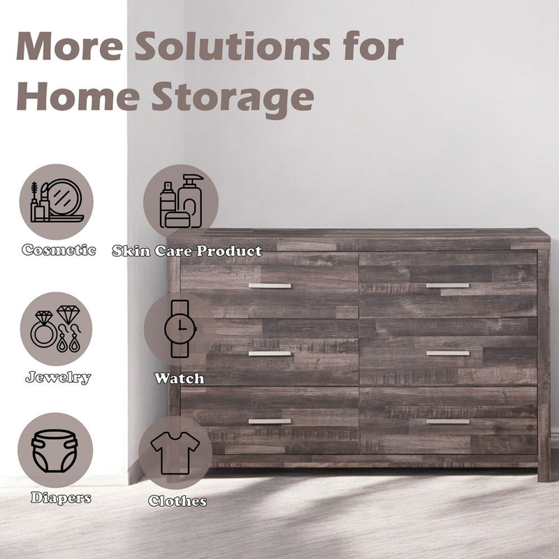 Juniper - Dresser - Dark Oak - R&R Furniture Gallery (Fountain Valley, CA)