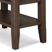 Acadian - Narrow Side Table - Farmhouse Brown - R&R Furniture Gallery (Fountain Valley, CA)