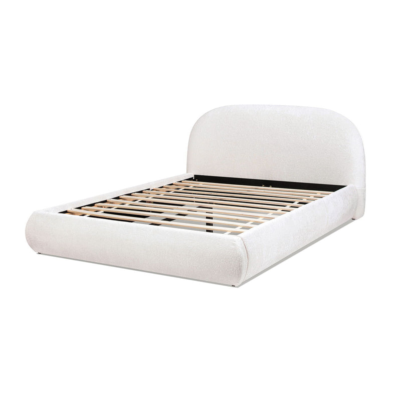 Archie Puffy Grounded - Upholstered Platform Bed - R&R Furniture Gallery (Fountain Valley, CA)