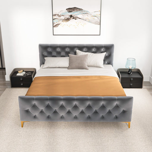 Bailey - Elegant Design Bed - R&R Furniture Gallery (Fountain Valley, CA)