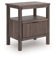 Pamytta - One Drawer Night Stand - Brown - R&R Furniture Gallery (Fountain Valley, CA)