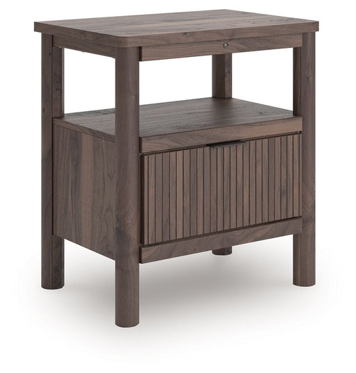 Pamytta - One Drawer Night Stand - Brown - R&R Furniture Gallery (Fountain Valley, CA)