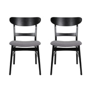 Modern Noble House dining side chair with upholstered seat and wood frame, showcasing sleek design and comfortable seating.
