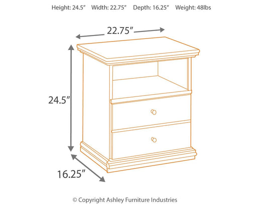 Maribel - One Drawer Night Stand - Black - R&R Furniture Gallery (Fountain Valley, CA)