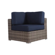 Wicker Sectional Sofa With Cushions And Table - R&R Furniture Gallery (Fountain Valley, CA)