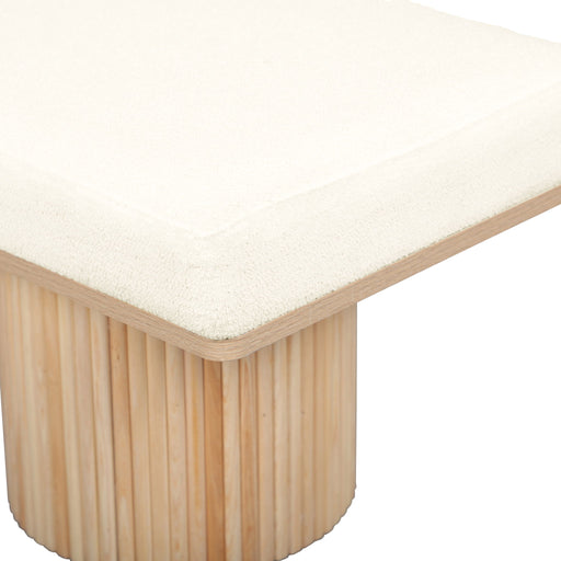 Sagano - Bench - Natural / White - R&R Furniture Gallery (Fountain Valley, CA)