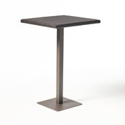 Outdoor Square Rattan Bar Table With Iron Frame - Multi Brown - R&R Furniture Gallery (Fountain Valley, CA)