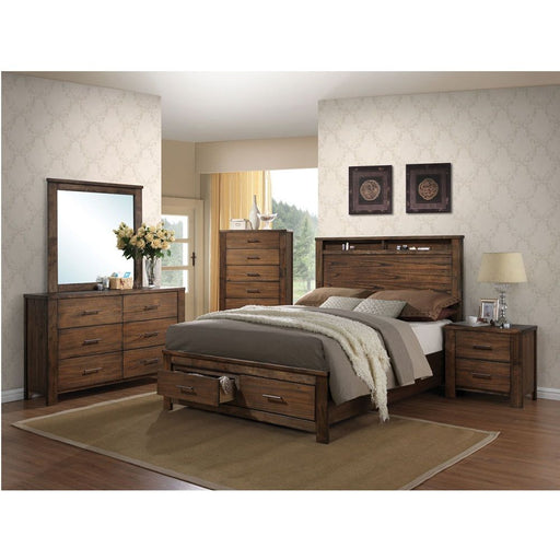 Merrilee - Mirror - Oak - R&R Furniture Gallery (Fountain Valley, CA)